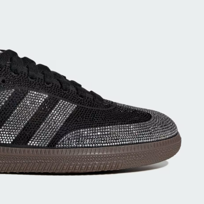 Rhinestone Black Silver shoes